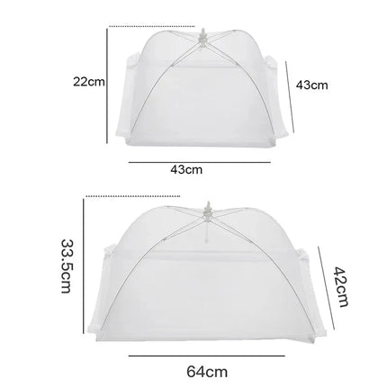 Mesh Folding Food Cover Washable Insect Proof For Home Kitchen Storage by zapcart