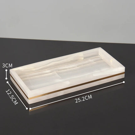 White Onyx Natural Marble Bathroom Accessories Set Gold Luxury Soap Dispenser Soap Dish Tray Toothbrush Holder Bathroom Set by zapcart