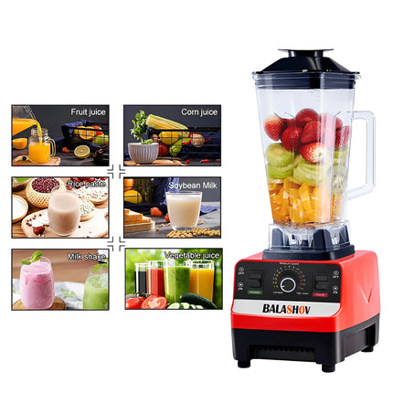 2000W Stationary Blender Heavy Duty Commercial Mixer Ice Smoothies Appliances for Kitchen Professional High Power Food Processor by zapcart