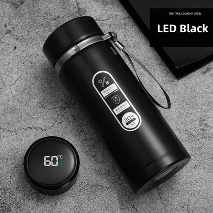 500ML-1Liter Stainless Steel Thermos Bottle with LED Temperature Display Sus304 Tea Water Bottle Vacuum Flask Portable Cups by zapcart