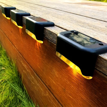 NG101 LED Solar Stair Lights Energy Saving Outdoor 4 Pack by zapcart