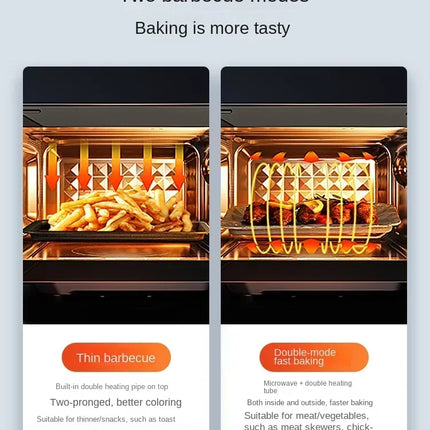 220V Midea Frequency Conversion Microwave Oven Integrated Machine Micro Roasting Level 1 Energy Efficiency Light Wave New FB by zapcart