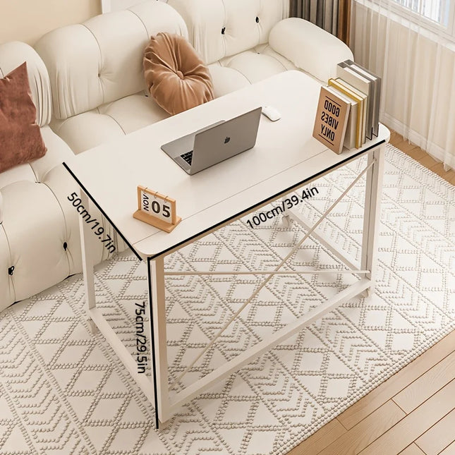 Folding desk, movable desk, home student computer desk, study desk, bedroom bedside desk, office desk computer desk by zapcart