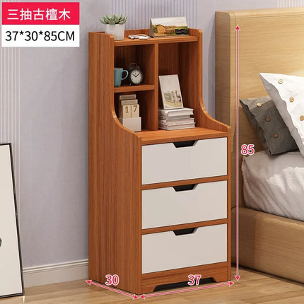 Bedside Table Simple Modern Simple Bedroom Small Bedside Rack Floor-to-ceiling Household Storage Small Cabinet Locker by zapcart