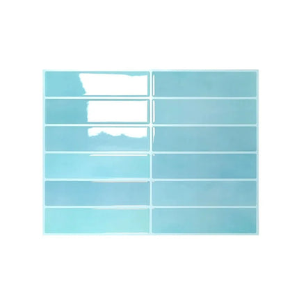 Waterproof Self Adhesive Tile Wall Stickers Oil-proof Moisture-proof Wall Decal Anti Fouling Heat-resistant Wallpaper by zapcart