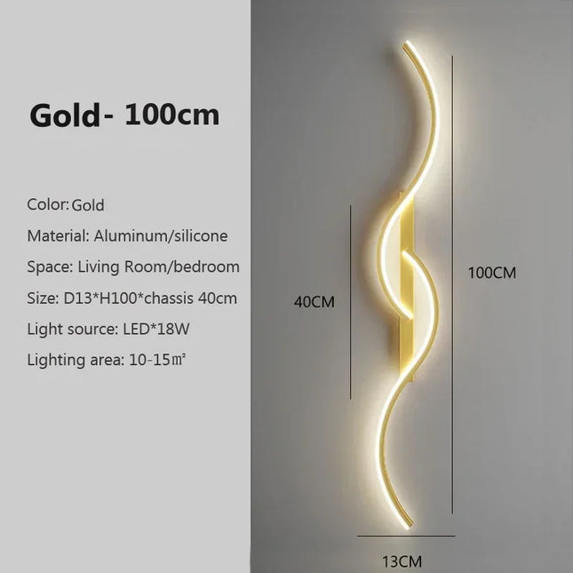 Modern LED Wall Lamp for Living Dining Room Bedroom Bedside Wall Lights Home Decoration LED Wall Sconce Interior Fixture Luster by zapcart