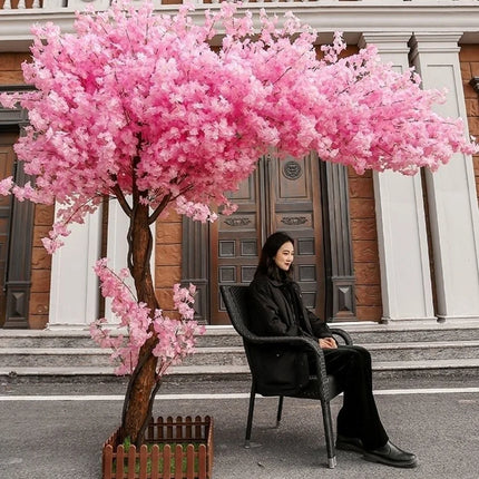 Artificial Peach, Cherry Blossom & Red Maple Trees by zapcart