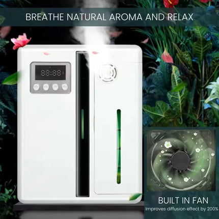 Wall Mounted Scent Air Machine For Home Waterless Essential Oil Diffuser Bluetooth Hotel Collection Diffuser For Room Spa Office by zapcart