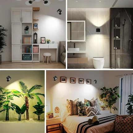 LED Wall Lamp 3 Color Dimming Night Lights by zapcart
