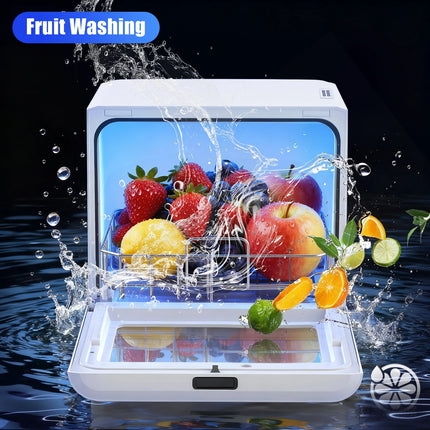 Mini Countertop Dishwasher Four Washing Programs High-Temperature Drying Function,Suitable For Family Kitchens, Apartments by zapcart