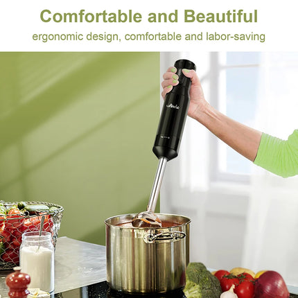 Wancle 600W Electric Hand Immersion Blender Multifunctional Kitchen Mixer For Baby Food Vegetable Meat Grinder Turbo Function by zapcart