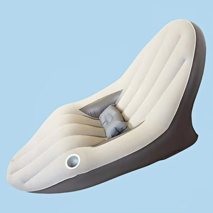 Inflatable Chair Sofa with Built in Pump Outdoor Foldable Lazy Inflatable Sofa Home Camping Garden Leisure Portable Seat by zapcart