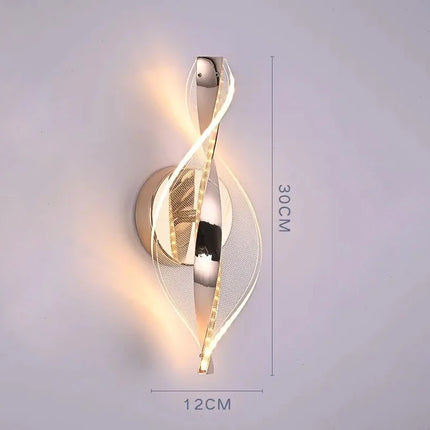 Nordic LED Wall Lamp Lyfs Bedside Modern Living Room Decor by zapcart