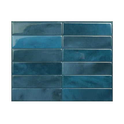 Waterproof Self Adhesive Tile Wall Stickers Oil-proof Moisture-proof Wall Decal Anti Fouling Heat-resistant Wallpaper by zapcart