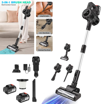 DayPlus 3 IN 1 Cordless Vacuum Cleaner 3800W Hoover Upright Lightweight Handheld Bagless Stick Vacuum Cleaner Brushless 30KPA by zapcart