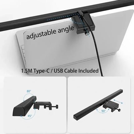 LED Computer Monitor Light Bar For Learning/Reading/Work Dimming Night Lighting Display Screen Hanging Lamp Eye Protection Lamp by zapcart