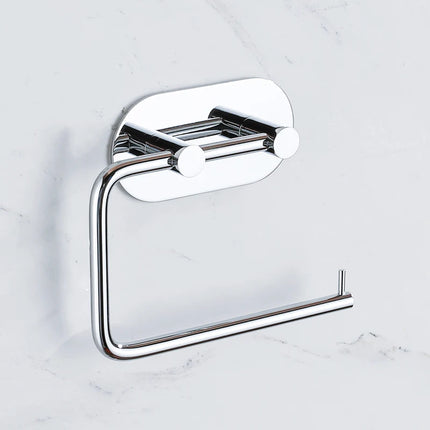 Stainless Steel Self Adhesive Toilet Paper Holder No Drilll Wc Wall Tissue Storage Bathroom Accessories Organization by zapcart
