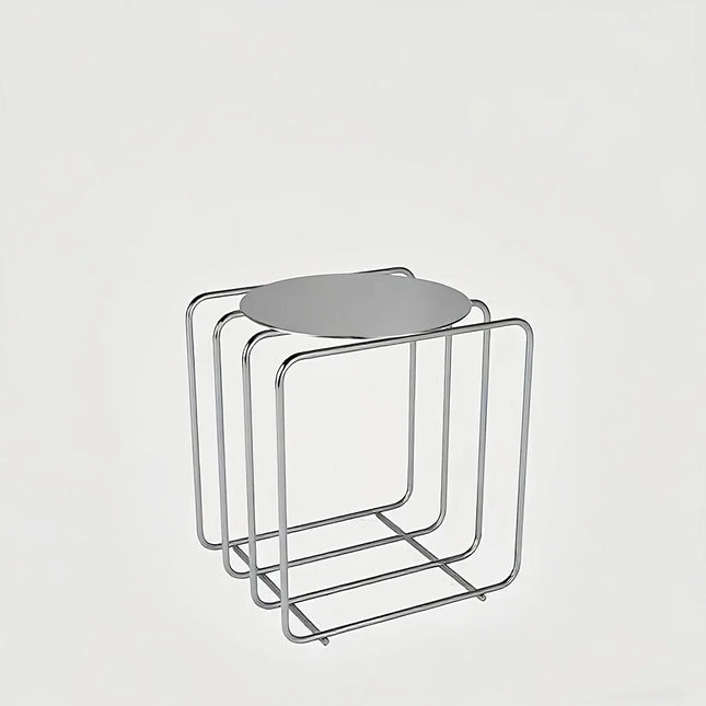 1pc of minimalist home iron art table/tea table, sofa side shelf/bookcase/coffee table, office decorative accessory by zapcart