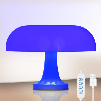 Classic Mushroom Table Lamp Modern Bauhaus Art Table Lamp Bedroom Bedside Lamp Danish Designer Orange Decorative Table Lamp by zapcart