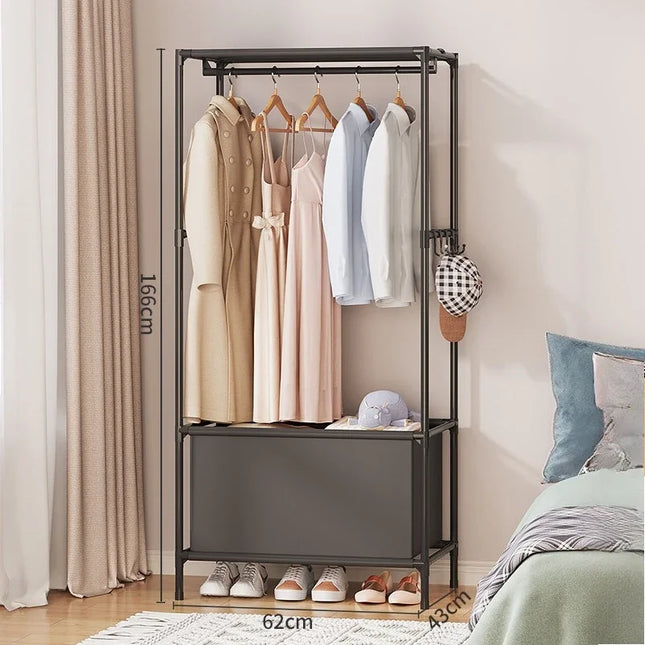 Small Wardrobe Clothes Closet Easy Assembly Storage Cabinet Sturdy Space Saving Apartment Rental Household Armarios De Ropa by zapcart