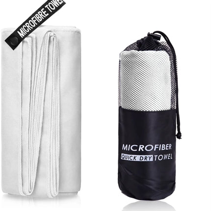 Quick Dry Beach Towel, Microfiber Travel Towel,Fast Drying Towel Set for Camping, Beach, Gym, Sports, Bath by zapcart
