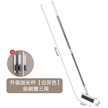 Long Handle Bathroom Tile Floor Brush No Dead Angles Toilet Cleaning Tool Multi-Function Wall Wash Cleaner Household Tools by zapcart