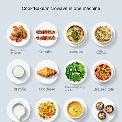 220V Midea Frequency Conversion Microwave Oven Integrated Machine Micro Roasting Level 1 Energy Efficiency Light Wave New FB by zapcart