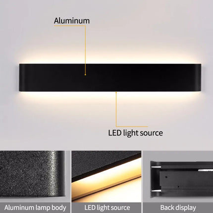 Dimmable Led Wall Sconce Light Decor Wall Lamp Living Room Bedroom Indoor Wall Light For Home Aluminum Wall lighting Fixture by zapcart
