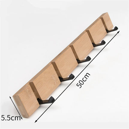Wall Clothes Hooks Solid Wood Wall Hooks Towel Coat Clothe Racks Hook Shelf Living Room Wall Row Hook Rack Storage Key Holder by zapcart