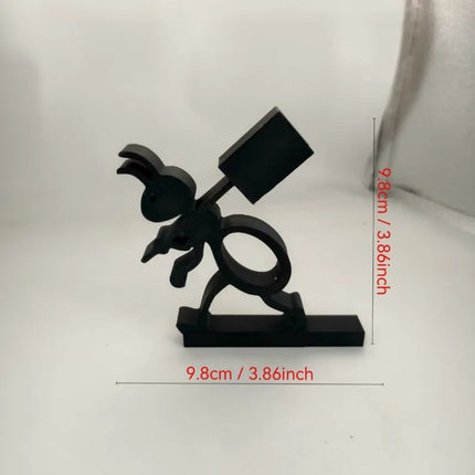 1pc Cute Funny Black Ant Shape Toilet Paper Holder 3D Printed Toilet Paper Holder Bathroom Decor by zapcart