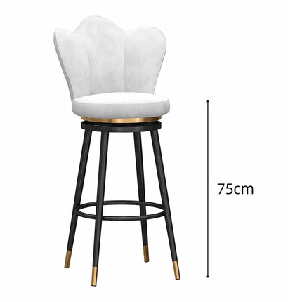 Stylish Designer high Bar Chairs Modern Metal Round Gold Design Nordic Minimalist Comfortable Barkrukken Home stool chair by zapcart