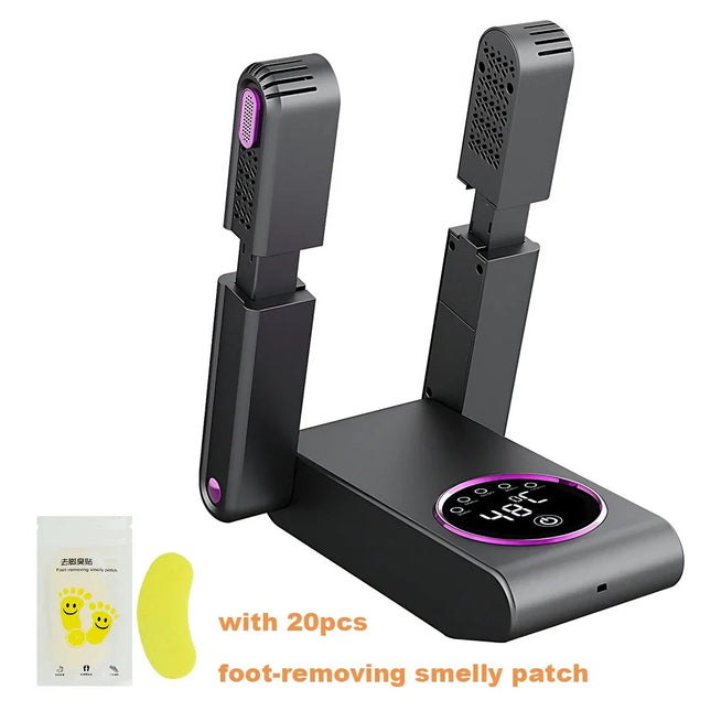 Foldable Shoe Dryer Smart Eliminate Odor Electric Fast-Drying Household Shoe Warmer Heater Boot Gloves Deodorizing & Sterilizing by zapcart