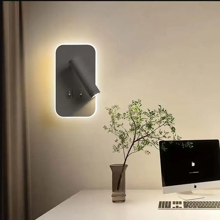 LED Wall Mounted Reading Light with Switch And USB Port Rotatable Bedside Wall Lamp Wall Sconce Spotlight for Bedroom by zapcart