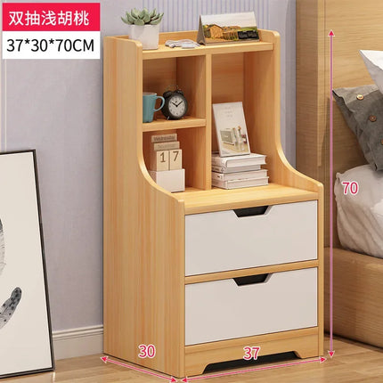 Bedside Table Simple Modern Simple Bedroom Small Bedside Rack Floor-to-ceiling Household Storage Small Cabinet Locker by zapcart