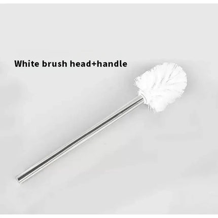 1/2pcs Japanese Minimalist Toilet Brush with Stainless Steel Handle Premium Brush Head for Bathroom Cleaning by zapcart