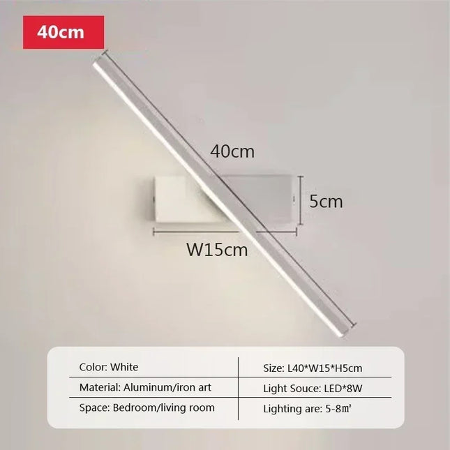 Modern LED Wall Sconce Light for Bedroom Living Room Bedside Hallway Stair by zapcart