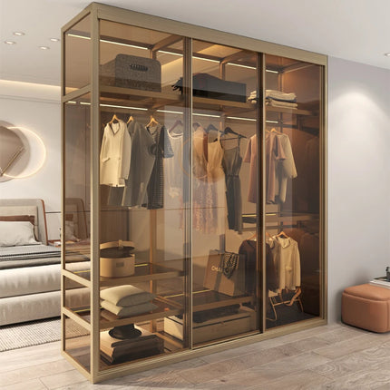 Living Room Bedroom Closet Storage Clothes Cupboard System Wardrobe Display Modern Minimalist Guarda Roupa Trendy Furniture by zapcart