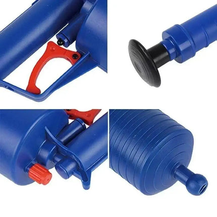 Pipe Plunger Sink Drain Unblocker High Pressure Air Drain Blaster Pneumatic Plungers for Toilet Shower Floor Drain Blockage Tool by zapcart