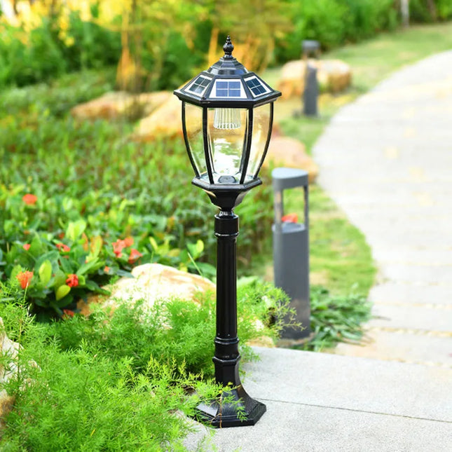 New Waterproof Outdoor Solar Lawn Lamp Garden Pathway LED Lighting European Yard Walkway Patio Street Light Landscape Lamps by zapcart