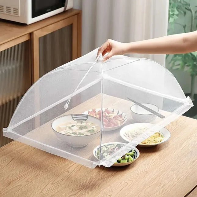 Mesh Folding Food Cover Washable Insect Proof For Home Kitchen Storage by zapcart