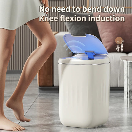 24L Smart Sensor Trash Can Bathroom Electronic Garbage Bucket Automatic Intelligent Sensor Dustbin For kitchen Toilet Wastebaske by zapcart
