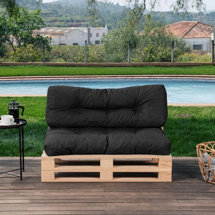 Pallet Cushions Outdoor Water Repellent amp UV Resistant Fabric Highly Comfortable Foam Padded Garden Furniture Cushions 1 Seat by zapcart