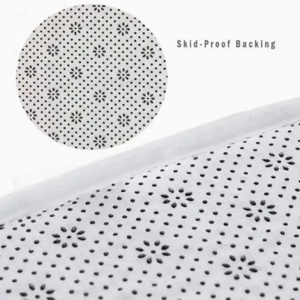 Beach Seaweed and Shell Bathroom Set - Soft Non Slip Contour Mat, Toilet Lid, and Bath Mat, Suitable for Beach Style Home Decor by zapcart
