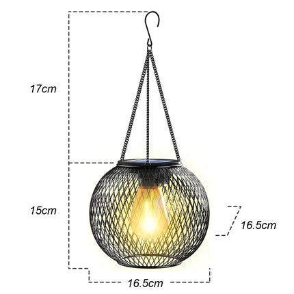 YORYZENG Solar Lantern LED Light Garden Ambient Sensor by zapcart