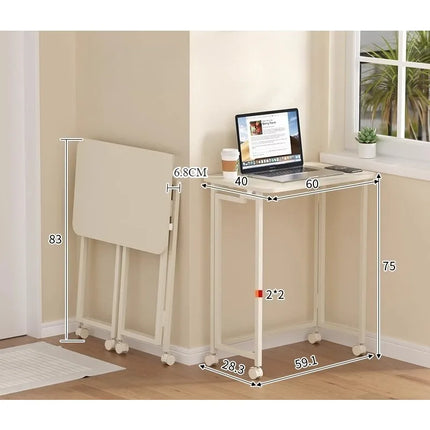 Folding computer desk desk removable table home student study table bedroom bedside table writing table desk by zapcart