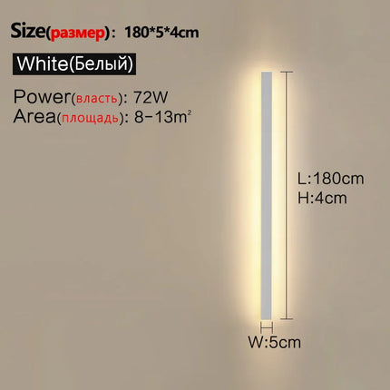 Waterproof Wall Light Outdoor Garden Wall lamps LED Lights Modern Nordic Living Room TV Background IP65 110/220v Wall washer by zapcart