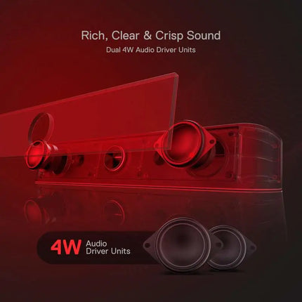 Redragon GS560 Adiemus RGB USB Desktop Soundbar For PC by zapcart