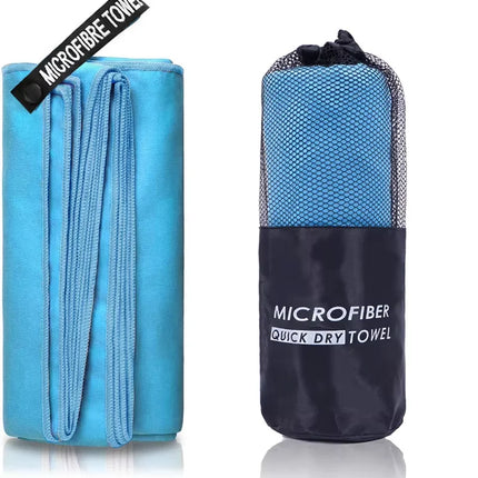 Quick Dry Beach Towel, Microfiber Travel Towel,Fast Drying Towel Set for Camping, Beach, Gym, Sports, Bath by zapcart