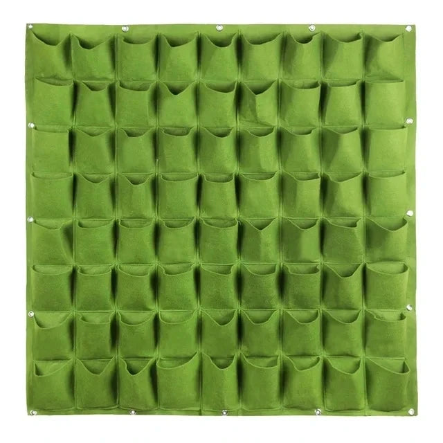 Green Plant Growing Bag Big Size Pockets Planter Vertical Garden Vegetable Living Growing Bags Flowers Supply Garden Planter Bag by zapcart