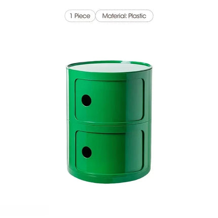 Plastic Bedroom Bedside Cabinets Nordic Round Simple Nightstands Creative Mini Small Night Stand Table De Chevet Home Furniture by zapcart
